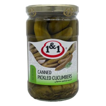 1&1 Canned Pickled Cucumbers (650 g)