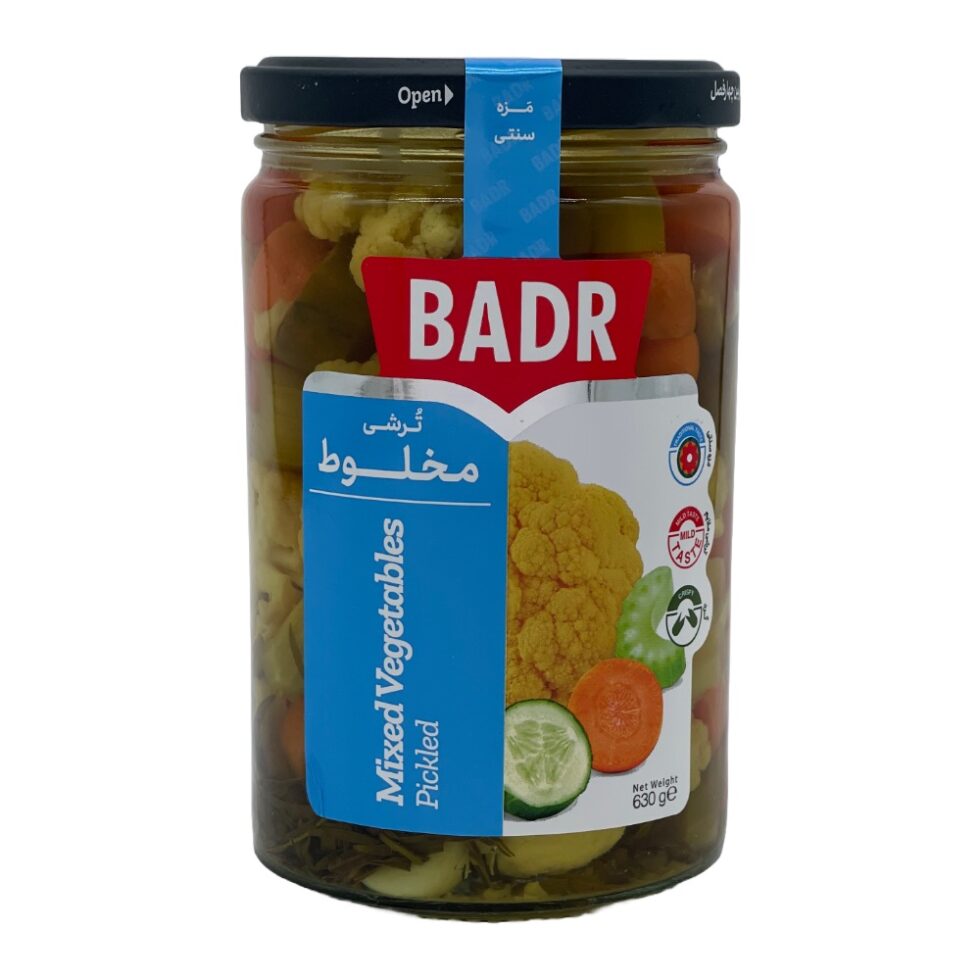 BADR – Eingelegtes Mischgemüse (630 g)ترشی مخلوط